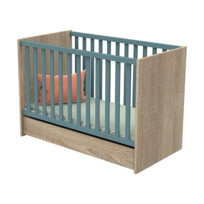 Lit bébé 60x120 cm + tiroir de lit nova argile douce