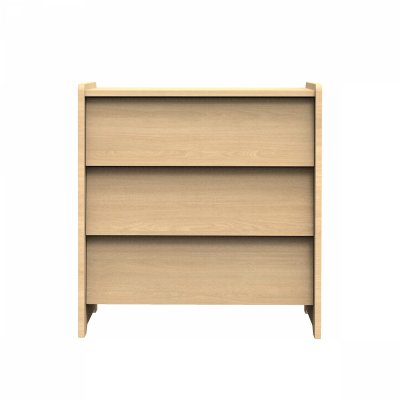 Commode 3 tiroirs cannelle