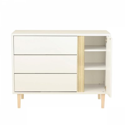 Commode 3 tiroirs 1 porte paloma