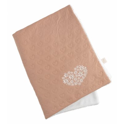 Couverture bébé petit coeur