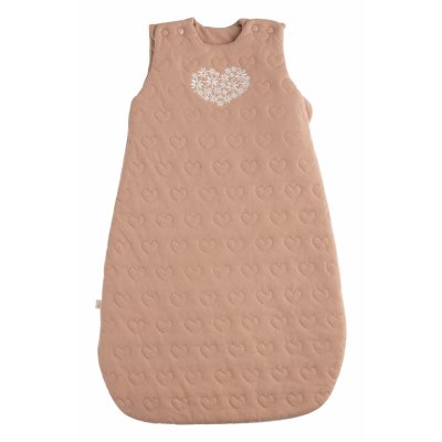 Gigoteuse hiver 0-6 mois petit coeur rose