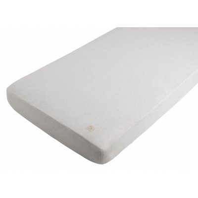 Lot de 2 drap housse uni petit coeur