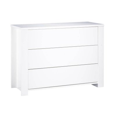 Commode + plan à langer grand modèle loft blanc
