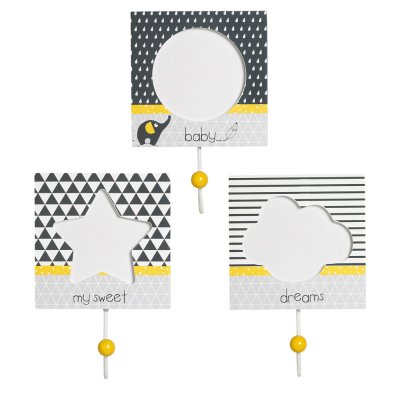 Set de 3 patères babyfan