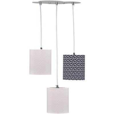 Suspension lumineuse trio miss fleur de lune