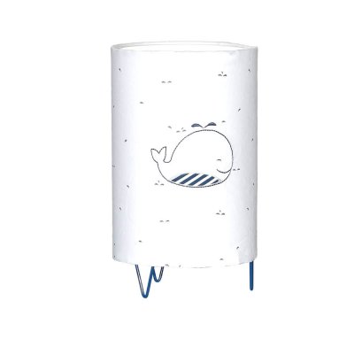 Lampe de chevet blue baleine