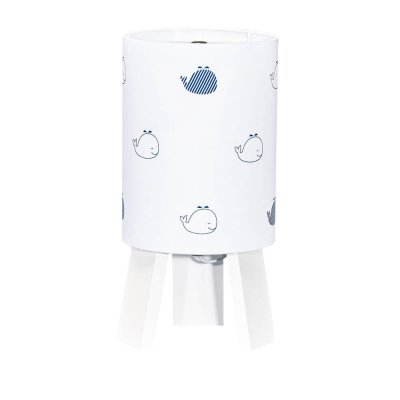 Lampe de chevet moderne blue baleine