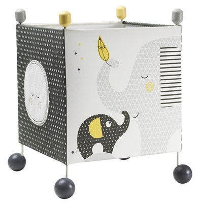 Lampe de chevet carrée babyfan