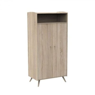 Chambre trio lit bébé 70x140 + armoire + commode access bois