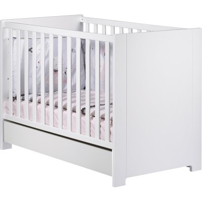Tiroir pour lit bébé 60x120cm loft blanc