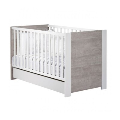 Tiroir de lit évolutif bébé 70x140 cm loft bois