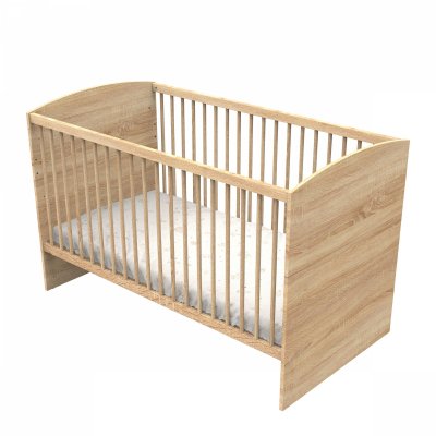 Chambre bébé duo lit 70x140cm + commode azur