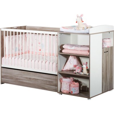 Lit Bebe Combine Evolutif 60x1 En 90x190 Smile Chene Silex De Baby Price Sur Allobebe