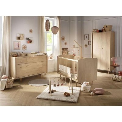 Chambre trio my love 140*70 cm avec commode xxl