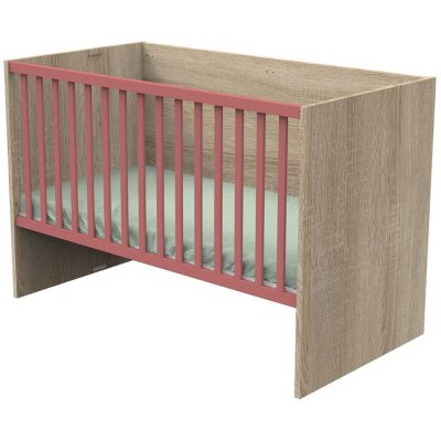 Lit 70x140 évolutif en 90x190 puis 140x190 nova rose canyon