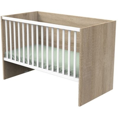 Lit 70x140 évolutif en 90x190 puis 140x190 nova blanc lin