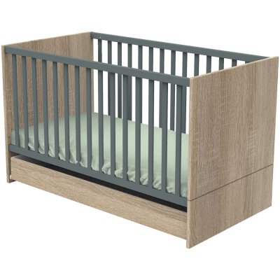 Lit 70x140cm nova gris volcan