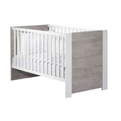Lit évolutif bébé 70x140 cm loft bois