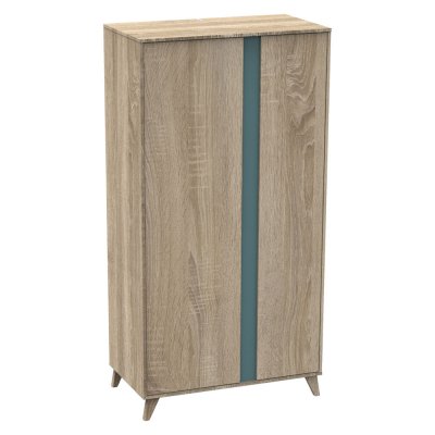 Armoire chambrre bébé 2 portes nova argile douce