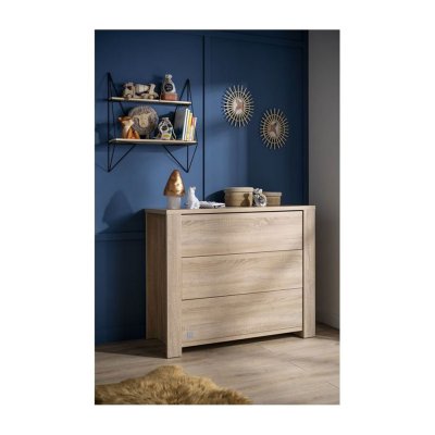 Commode bébé 3 tiroirs antonin version bois