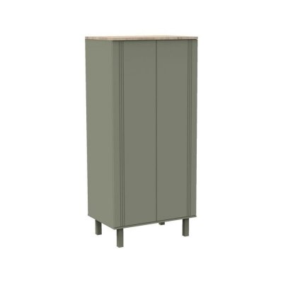 Armoire 2 portes eleonore kaki