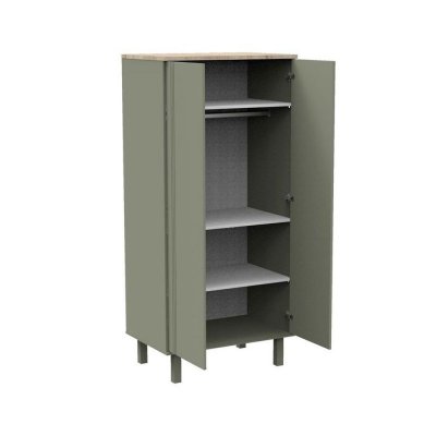 Armoire 2 portes eleonore kaki