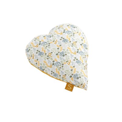 Coussin déco bébé jaune topaze promenons nous