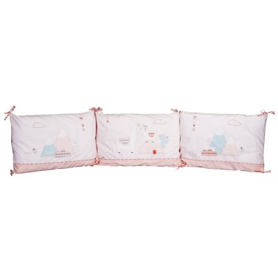 Tour De Lit Bebe Rose Esmee De Sauthon Baby Deco Sur Allobebe