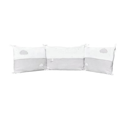 SAUTHON BABY DECO Tour de lit bébé lily grey