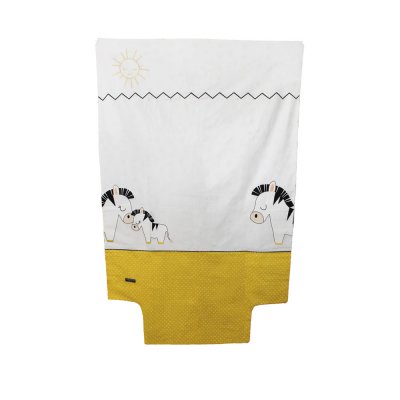 Housse de couette + taie d'oreiller pluche et pompon