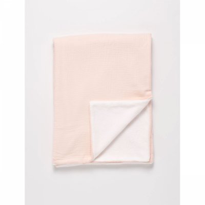 Couverture bébé 75 x 100 cm uni pétale