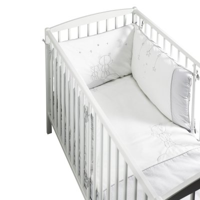 Edredon bébé 60x120cm céleste