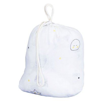 2 draps housse en lange et coton bio pour 60x120 et 70x140 babyfan