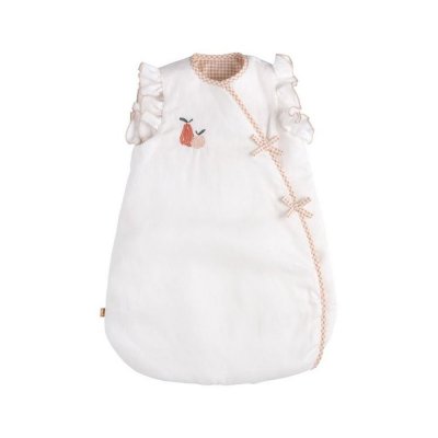 SAUTHON BABY DECO Gigoteuse naissance écrue à volants botanica