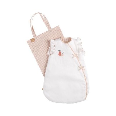 Gigoteuse naissance écrue à volants botanica