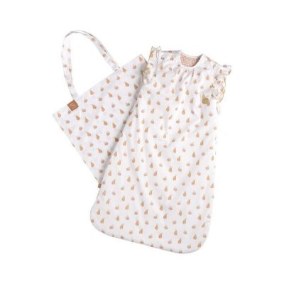 Gigoteuse ouatinée 0-6 mois à volants botanica