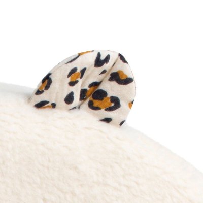 Fauteuil pouf léopard