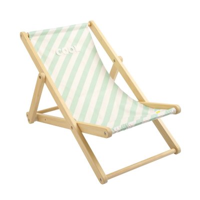 Transat de plage vert