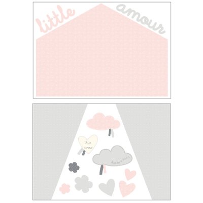 Stickers chambre bébé home lilibelle
