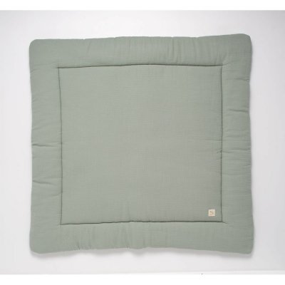 Tapis de parc et arche d'éveil avec jouets sauge