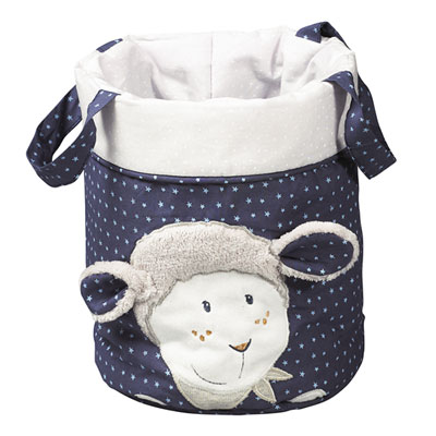 Lot de 3 corbeilles gigogne tissu merlin