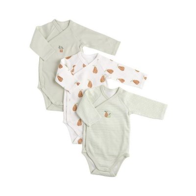 Lot de 3 bodies 6 mois botanica