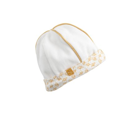 Bonnet bébé naissance jaune topaze promenons nous