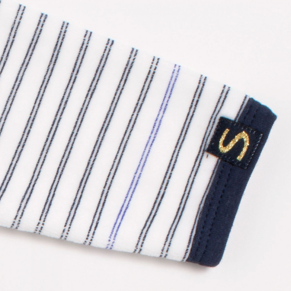 Pyjama bébé blanc naissance baby sailor à rayures Sauthon baby deco