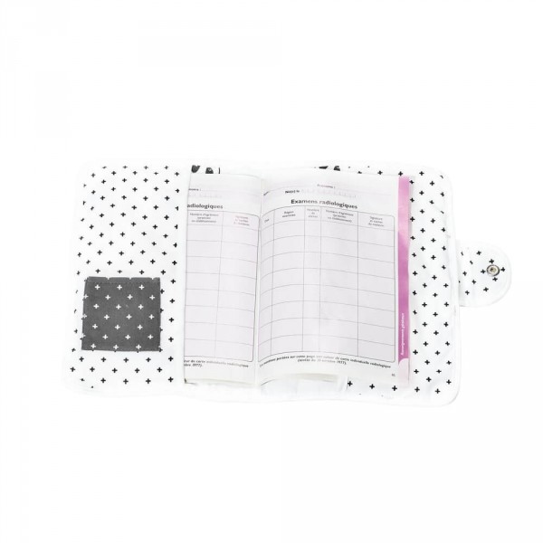 Protège carnet de santé panda chao chao Sauthon baby deco