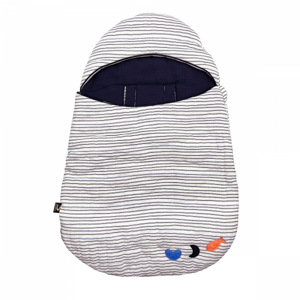 Nid d'ange nomade été 0-3 mois baby sailor Sauthon baby deco