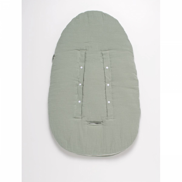 Nid d'ange nomade 0-3 mois uni sauge Sauthon baby deco