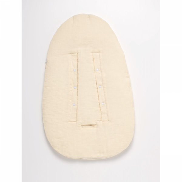 Nid d'ange nomade 0-3 mois uni vanilla Sauthon baby deco