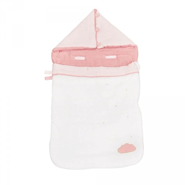 Nid d'ange nomade 80cm lily poudrée Sauthon baby deco