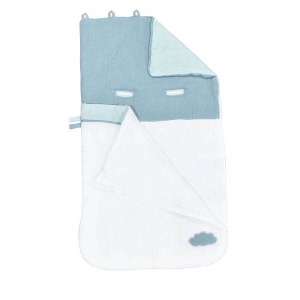 Nid d'ange nomade 80cm lily mint Sauthon baby deco